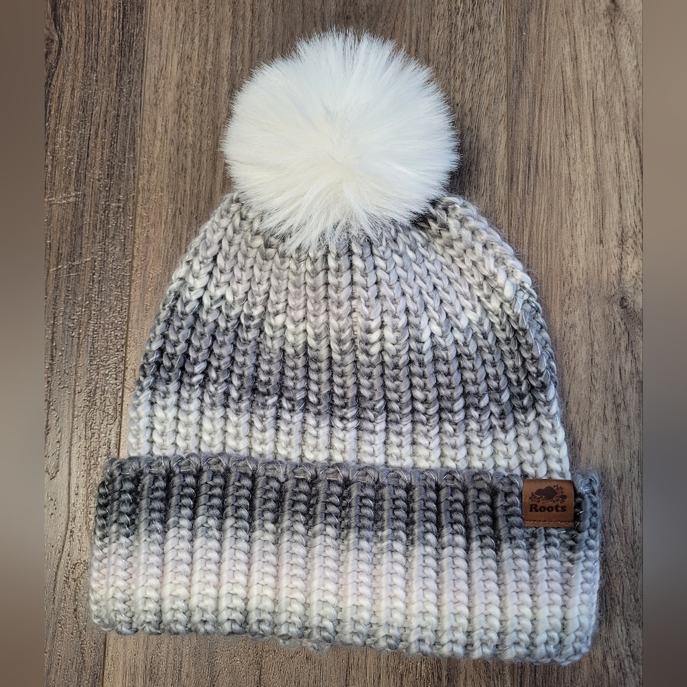Roots Kids Pom-Pom Knit Hat - Picture 5 of 5